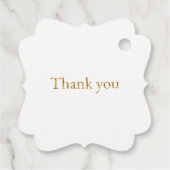 カスタムBear's読 a book Thank you Baby Shower フェイバータグ (裏面)