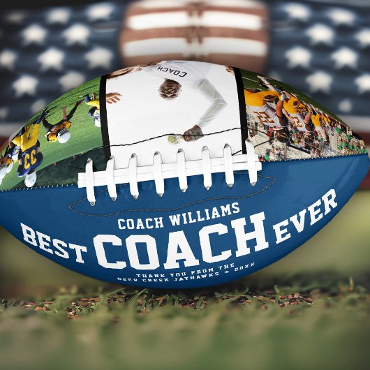 カスタムBEST COACH EVERカッコいい Thank You 3枚 アメリカンフットボール