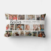 カスタムBesties 18 Photo Collage ランバークッション (正面)