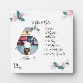 カスタムBF&Gfのフォトコラージュ6周年記念 フォトプラーク (正面)