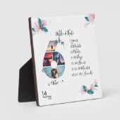 カスタムBF&Gfのフォトコラージュ6周年記念 フォトプラーク (正面)