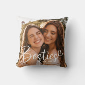 カスタムBFFスクリプトモダンハート クッション (正面)
