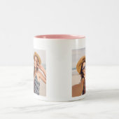 カスタムBFF 4EVAフォトマグ ツートーンマグカップ (中央)