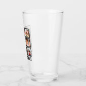 カスタムBFF Friends最高の Forever 8 Photo Collage タンブラーグラス (左)