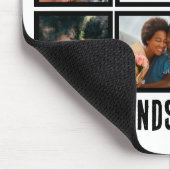 カスタムBFF Friends最高の Forever 8 Photo Collage マウスパッド (コーナー)