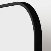 カスタムBLACKパーソナライズされた Handle & Trim ピックルボールラケット (左詳細)