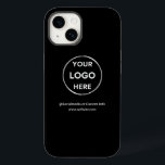 カスタムBlack Business Logoブランド Case-Mate iPhone 14ケース<br><div class="desc">このカスタマイズ可能なオッターボックスIphone 14 Proケースでブランドを宣伝。このデザインは、独自のロゴとソーシャルメディア情報を備え、宇宙のホームページのアドレスのカスタム情報も備えている。景品、トレードショー、その他のプロモーションイベントに最適。パーソナ救済リゼーションが必要以下の連絡メッセージボタンを使用してサポートを受ける。</div>