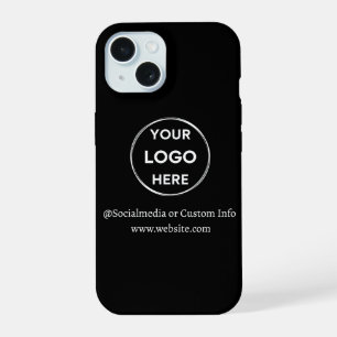 カスタムBlack Business Logoブランド iPhone 15ケース