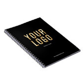 カスタムBlack Company Logo Promotion Notebook ノートブック (右側)