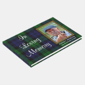 カスタムBlack Watchタータンチェック「In Loving Memory」写真 ゲストブック (コーナー)