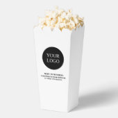 カスタムBlack & White Business Logo Branded フェイバーボックス (はじけた状態)