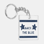 カスタムBlue Keychainを戻す キーホルダー (正面左)