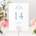 カスタムBlue Monogramの表結婚番号<br><div class="desc">お救済客様はこの表の番号を持つエレガントテーモノグラムのブルを見つける両面カード澄ん宇宙のまわりに与えはテーブルのホルダーまたはフレームを使用する自由。青い色合いの魅力的な手描きの植物紋章モノグラム。「文字ツールを使って編集」を選択してデザインサイズ、スタイル、位置を変更する機能バックレイヤーでも同じ変更を行うだけもしで、特に両面テーブルホルダーを使って変更を行う。ご注文：ご注文のテーブル番号ごとに個別にご注文ください(例えば、テーブル番号1のイベントの場合は、テーブル番号1の注文を行い、ショッピングカートに追加し来て、バックテーブル2の番号2を追加し、ショッピングカートに追加して、テーブル番号3の番号3を追加して、ショッピングカートに追加した)。当社の「ブルーウォーター・カラー・ボタニカル・モノグラム結婚」コレクションの一部で、各種コーディネート製品を提供。https://www.zazzle.com/collections/blue_water color_botanical_monogram_s-119923294821263262を参照し結婚て、コレクション全体を表示する。</div>