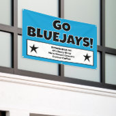 カスタムBlue Teamスポンサーのバナー 横断幕 (ビルの外側)