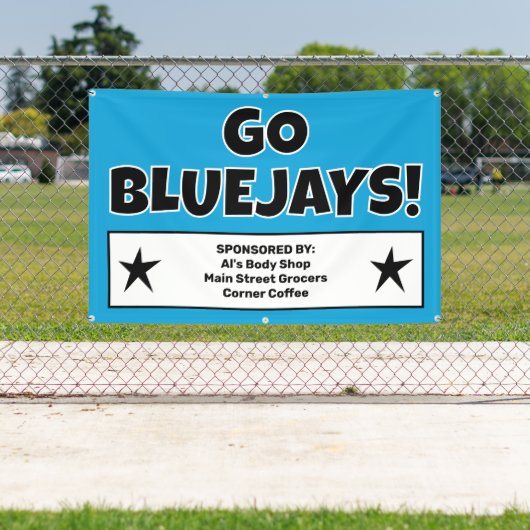 カスタムBlue Teamスポンサーのバナー 横断幕 (インサイチュ)