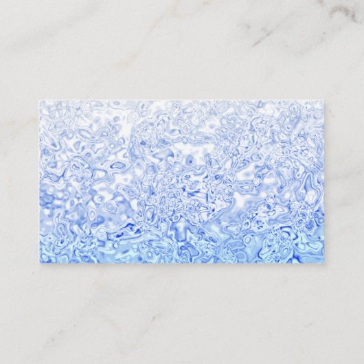 カスタムBlue Texture Business Card 名刺 (裏面)