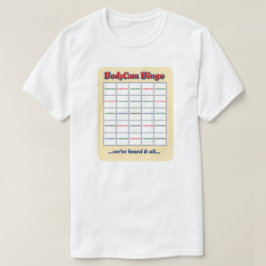 "カスタムBodyCamビンゴ2" (白1) Tシャツ