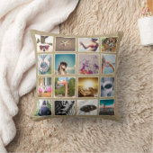 カスタムBoho 32フォトコラージュInstagram枕 クッション (ブランケット)