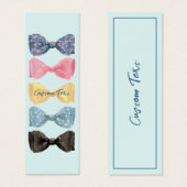 カスタムBow Tiesプロファイルカード (正面&裏面)