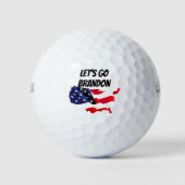 カスタムBRANDONユーモアFJBおもしろい Politics行こう ゴルフボール (正面)
