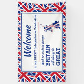 カスタムBREXITイギリス常にユニオ素晴らしンジャック 横断幕 (縦)