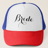 カスタムBride Trucker Hat – の用途に最適結婚 キャップ (正面)