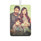 カスタムBright Filter Familyフォトスクリプモダント カーエアーフレッシュナー (裏面)