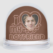 カスタムBrown Iハート彼氏の写真 (正面)