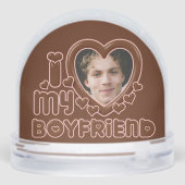 カスタムBrown Iハート彼氏の写真 (裏面)