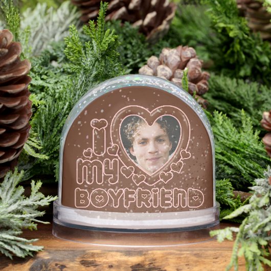 カスタムBrown Iハート彼氏の写真 (冬)