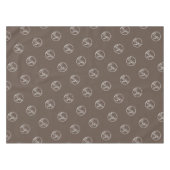 カスタムBrown Restaurant Trade Showロゴビジネス テーブルクロス (正面(横))