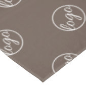 カスタムBrown Restaurant Trade Showロゴビジネス テーブルクロス (アングル)