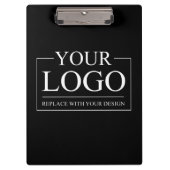 カスタムBusiness ADD LOGO会社プロフェッショナル クリップボード (正面)