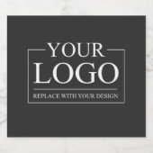 カスタムBusiness ADD LOGO会社プロフェッショナル スパークリングワインラベル (シングルラベル)