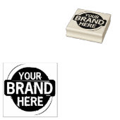 カスタムBusiness Brandロゴ ラバースタンプ (押印)