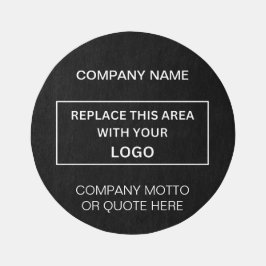 カスタムBusiness Branded Logo会社名ブラック