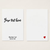 カスタムBusiness Card 3.5 x 2.5 (正面&裏面)