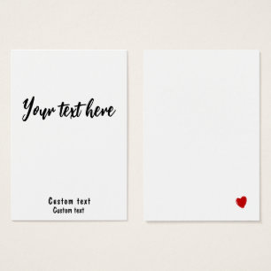 カスタムBusiness Card 3.5 x 2.5