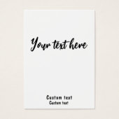 カスタムBusiness Card 3.5 x 2.5 (正面)