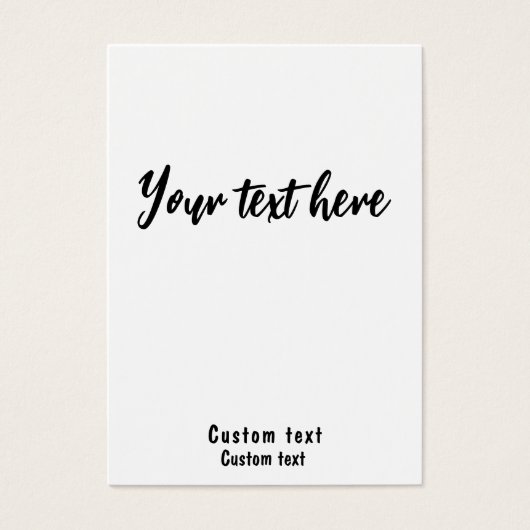 カスタムBusiness Card 3.5 x 2.5 (正面)