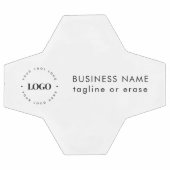 カスタムBusiness Companyロゴのブパーソナライズされたランド サッカーボール (フラット)