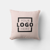 カスタムBusiness Companyロゴブランドの赤面暗証番号 クッション (正面)