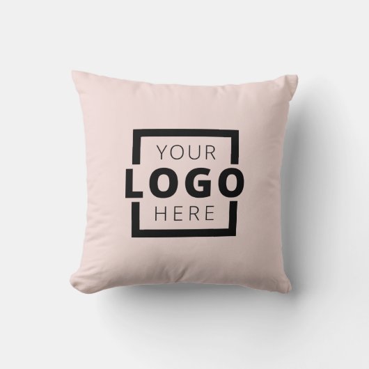 カスタムBusiness Companyロゴブランドの赤面暗証番号 クッション (正面)