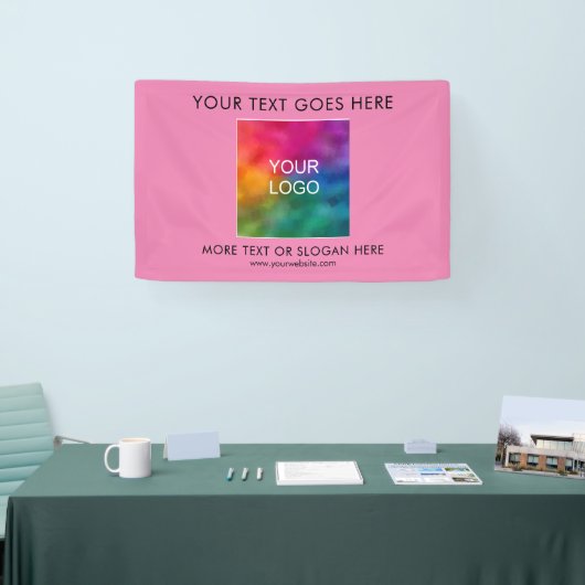 カスタムBusiness Companyロゴ文字はこちらテンプレート 横断幕 (トレードショー)