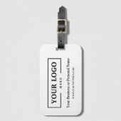 カスタムBusiness Company企業の Logoブランド ラゲッジタグ (正面縦)