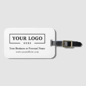 カスタムBusiness Company企業の Logoブランド ラゲッジタグ (正面横)