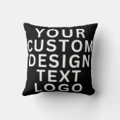 カスタムBusiness Company Logo Promotion Branded T クッション (裏面)