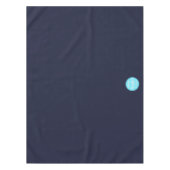 カスタムBusiness Company Logo Trade Show Navy Blue テーブルクロス (正面)