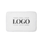 カスタムBusiness Company Rectangle Logoミニマル バスマット (正面)
