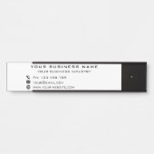 カスタムBusiness Door Sign Your Name文字情報 サインプレート (正面)